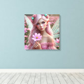 Toile Belle fée d'octobre à Cosmos (Insitu (Plancher de Bois))