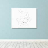 Toile Belle femme (Insitu (Plancher de Bois))