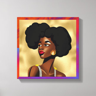 Toile Belle Femme de style Afrocentrique