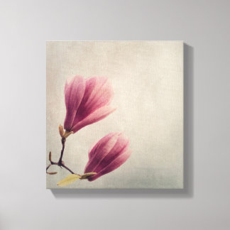 Toile Belle fleur de magnolia pastel