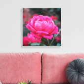 Toile Belle Fleur Rose Rose (Insitu(Salon))
