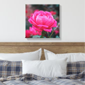 Toile Belle Fleur Rose Rose (Insitu(Chambre))