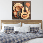 Toile Belle guitare (Insitu(Chambre))