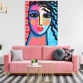 Toile Belle journée de peinture numérique Abstraite d'un (Insitu(Salon))