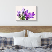 Toile Belle moderne jolie crocus florale violet ca (Insitu(Chambre))