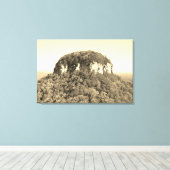 Toile Belle Montagne de Caroline du Nord (Insitu (Plancher de Bois))