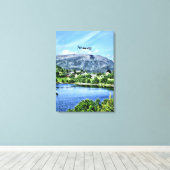 Toile Belle Norvège, paysage pittoresque (Insitu (Plancher de Bois))