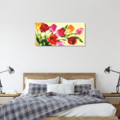 Toile Belle peinture de tulipes (Insitu(Chambre))