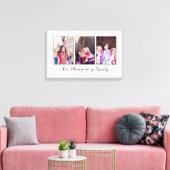 Toile Belle photo de famille (Insitu(Salon))