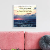 TOILE BELLE PHOTO JOHN 8:12 DE SLEVER (Insitu(Salon))