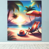 Toile belle plage (Insitu (Plancher de Bois))