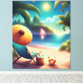 Toile belle plage (Insitu (Plancher de Bois))