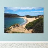 Toile Belle plage de Crescent Bay Tasmanie Australie (Insitu (Plancher de Bois))