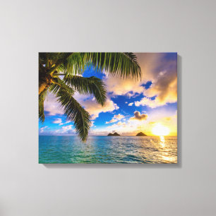 Toile Belle plage de Lanikai Hawaii