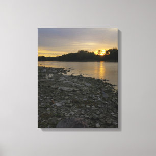 Toile Belle Rivière Sunrise