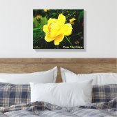 Toile Belle Rose Jaune (Insitu(Chambre))