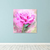 Toile Belle rose rose rose (Insitu (Plancher de Bois))