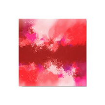 Belle Rouge Abstraite contemporaine moderne