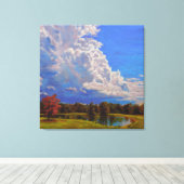 Toile Belle scène agricole (Insitu (Plancher de Bois))