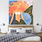 Toile Belle Sirène Abstraite peinture numérique (Insitu(Chambre))