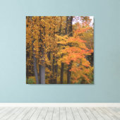 Toile Belle Tombe Feuilles de peuplier tulipe arbres (Insitu (Plancher de Bois))