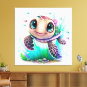 Toile Belle tortue (Insitu(Salon))