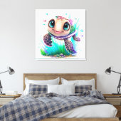 Toile Belle tortue (Insitu(Chambre))