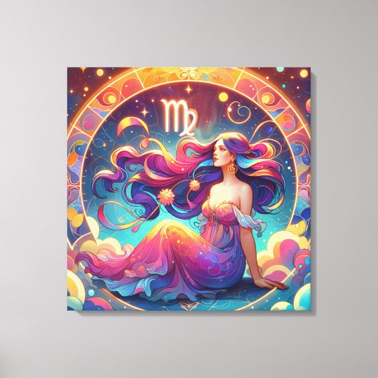 Toile Belle Vierge | Horoscope (Recto)