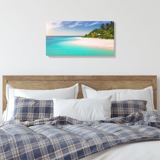 Toile Belle Vue Sur L'Île Avec Eaux Turquoise (Insitu(Chambre))