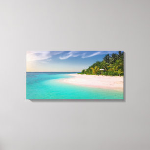 Toile Belle Vue Sur L'Île Avec Eaux Turquoise