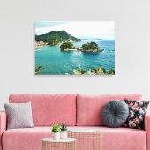 Toile Belle vue sur l'îlot de Parga, Grèce (Insitu(Salon))