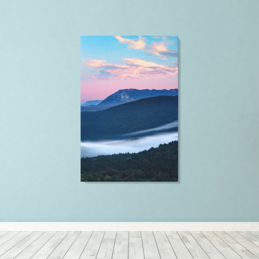 Toile Belle vue sur Nanos depuis Šilentabor, S (Insitu (Plancher de Bois))