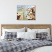 Toile Bellerophon, à cheval Pegasus, tuant la Chimera, (Insitu(Chambre))