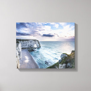 Toile Belles falaises Etratat Normandie France