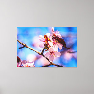 Toile Belles fleurs de Sakura