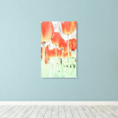 Toile belles fleurs de tulipe rouge (Insitu (Plancher de Bois))