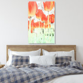 Toile belles fleurs de tulipe rouge (Insitu(Chambre))