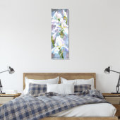 Toile Belles fleurs d'iris blanches - Peinture originale (Insitu(Chambre))