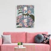 Toile Belles fleurs japonaises (Insitu(Salon))