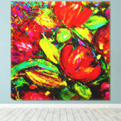 Toile "Belles Fleurs" Joli Art. Acheter Maintenant (Insitu (Plancher de Bois))