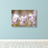 Toile Belles Fleurs Violettes Et Blanches (Insitu (Plancher de Bois))