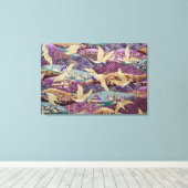 Toile Belles grues japonaises (Insitu (Plancher de Bois))