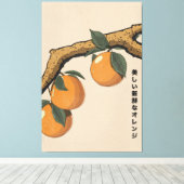 Toile Belles oranges fraîches (Insitu (Plancher de Bois))