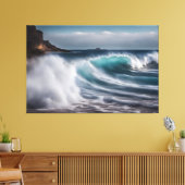 Toile Belles vagues (Insitu(Salon))