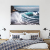 Toile Belles vagues (Insitu(Chambre))
