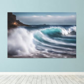 Toile Belles vagues (Insitu (Plancher de Bois))