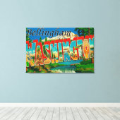 Toile Bellingham, Washington - Scènes de grandes lettres (Insitu (Plancher de Bois))