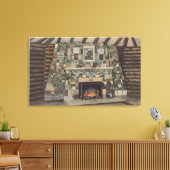 Toile Bemidji, MN - Vue de la cheminée des États (Insitu(Salon))