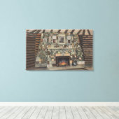 Toile Bemidji, MN - Vue de la cheminée des États (Insitu (Plancher de Bois))