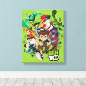 Toile Ben 10 Alien Rush Graphique (Insitu (Plancher de Bois))